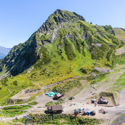 Summer Mountain Landscape at Krasnaya Polyana